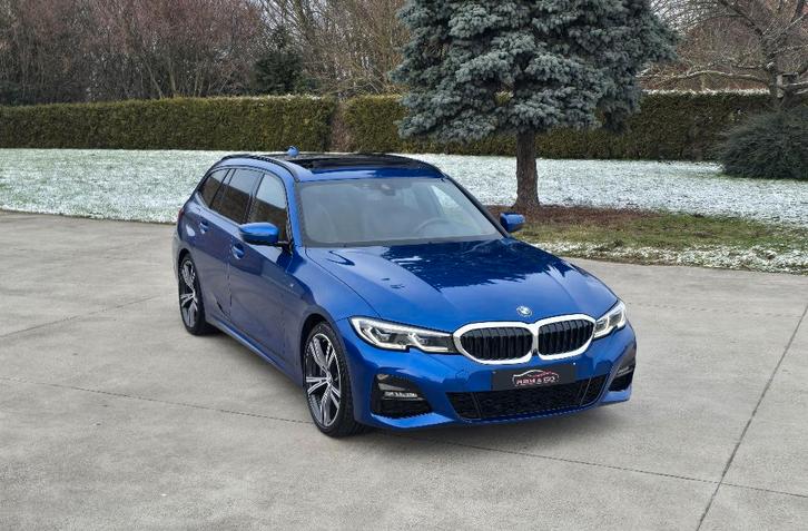 BMW 318iA Touring ** Pack M - Cam 360 - Laser ** GAR 12M, Auto's, BMW, Bedrijf, Te koop, 3 Reeks, 360° camera, ABS, Achteruitrijcamera