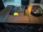Mooie vol houten salontafel, Huis en Inrichting, Tafels | Salontafels, Ophalen, Gebruikt, 50 tot 100 cm, 50 tot 100 cm