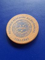 1961 Etats-unis 5 centimes en bois Pittsfield, Timbres & Monnaies, Monnaies | Amérique, Envoi, Monnaie en vrac, Amérique du Nord