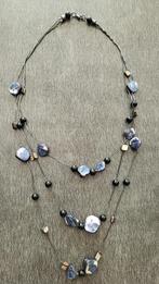 Multilaag halsketting, bohemien stijl, Handtassen en Accessoires, Kettingen, Ophalen of Verzenden, Zo goed als nieuw, Overige kleuren