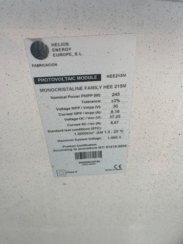 Te koop zonnepanelen 30 stuks beschikbaar voor biedingen