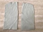 2 Stukken wit leder -  +/- 30cmx15cm (nr1728), Hobby en Vrije tijd, Wit, Leer of Kunstleer, Ophalen of Verzenden, Zo goed als nieuw
