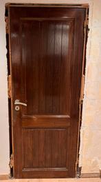 Massief eiken (3) deuren, Doe-het-zelf en Bouw, Ophalen, Gebruikt, Binnendeur