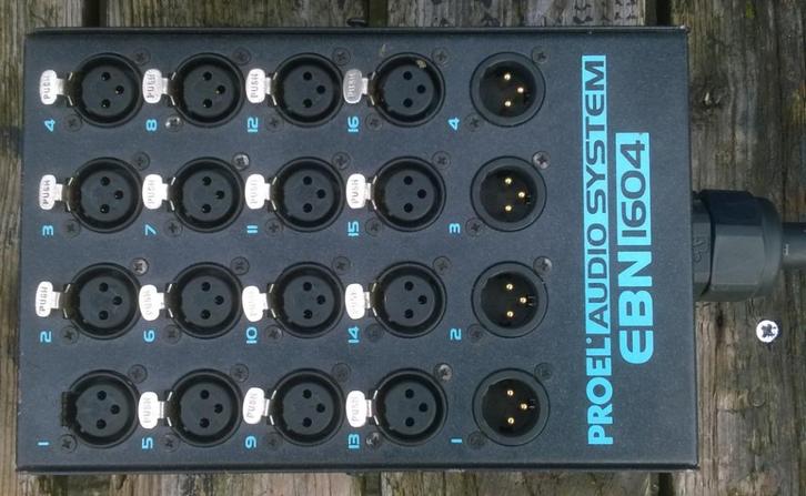 Multi-kabel 16 - 4, circa 25 meter, Proël, Muziek en Instrumenten, Kabels en Stekkers, Zo goed als nieuw, Apparatuur, Ophalen of Verzenden