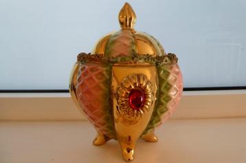 Vase Vintage porcelaine C.A.L Italy Lucca : Hauteur 16,5 cm.