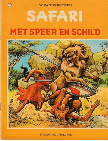 Strip Safari nr. 11 - Met speer en schild. beschikbaar voor biedingen