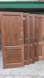 Binnendeuren Massief Eik incl. sloten, scharnieren en klinke, Doe-het-zelf en Bouw, Deuren en Vliegenramen, Ophalen, Glas, Binnendeur