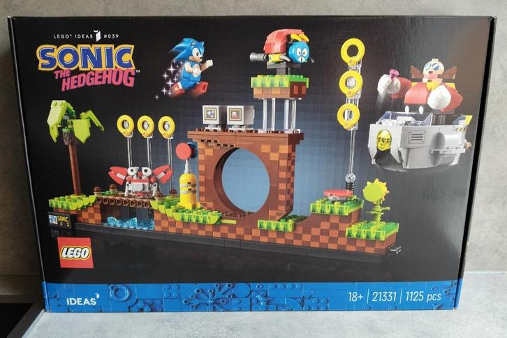 lego ideas 21331 sonic the hedgehog green hill zone, Kinderen en Baby's, Speelgoed | Duplo en Lego, Nieuw, Lego, Complete set