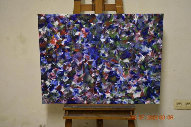 Serie nr. 86 over abstracte schilderijen, door joky kamo, Antiek en Kunst, Kunst | Schilderijen | Modern, Ophalen