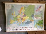 Schoolkaart wandplaat Europa, Antiek en Kunst, Ophalen