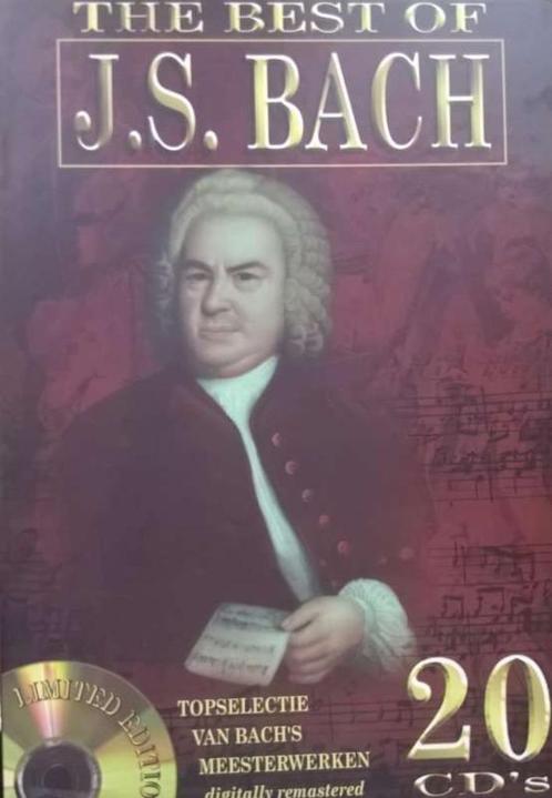 20 CD Box The Best of J.S. Bach, Cd's en Dvd's, Cd's | Klassiek, Nieuw in verpakking, Kamermuziek, Barok, Boxset, Ophalen of Verzenden