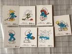 7 smurfen stand ups prenten chromos, Verzamelen, Ophalen of Verzenden, Gebruikt
