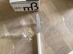 Messenleggers (10) in glas -vintage, Verzenden, Zo goed als nieuw