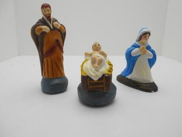 anciens personnages pour crèche d Noel en plâtre, Divers, Enlèvement ou Envoi, Utilisé