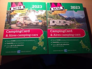 2 ACSI 2023-boeken voor campings en parkeergarages beschikbaar voor biedingen