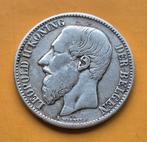 2 Frank. 1887 Vlaams   Leopold ll.  Zeldzaam, Postzegels en Munten, Munten | België, Ophalen of Verzenden, Losse munt, Zilver