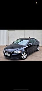 Volvo S40, Auto's, Euro 5, Zwart, Blauw, Leder