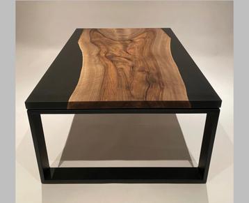 epoxy tafel boomstamtafel salontafel beschikbaar voor biedingen