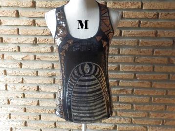 (97)- top femme t.M noir - k.woman - beschikbaar voor biedingen