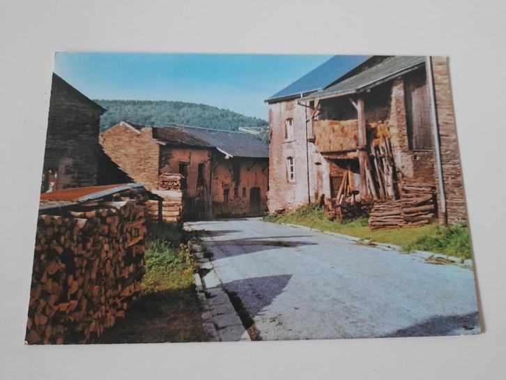 Carte postale Mortehan/Bertrix, maisons ardennaises, Collections, Cartes postales | Belgique, Non affranchie, 1960 à 1980, Enlèvement ou Envoi
