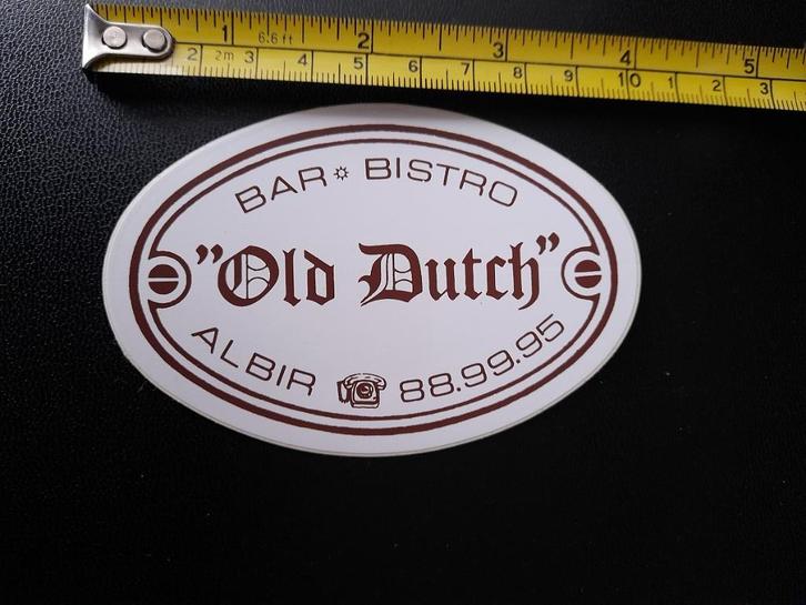 "Old Dutch" Bistro, Albir, Costa Blanca, sticker, Verzamelen, Overige Verzamelen, Nieuw, Verzenden