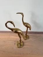 Set vintage messing flamingo beelden – decoratief, Ophalen