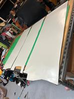 Beige kleur tuigleer lappen 2,5 mm dikte half soepel, Enlèvement ou Envoi, Comme neuf, Beige