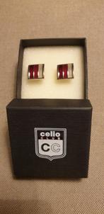 Celio manchetknopen zilver kleurig 3kleuren, Handtassen en Accessoires, Manchetknopen, Zo goed als nieuw, Zilver, Ophalen