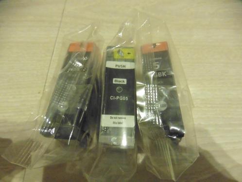 4  inktcartridges  Canon PGI-5BK., Informatique & Logiciels, Fournitures d'imprimante, Neuf, Cartridge, Enlèvement ou Envoi