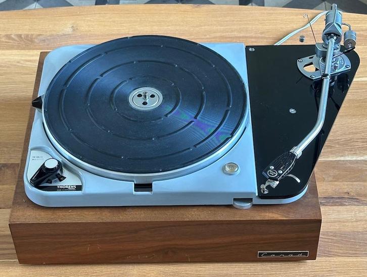 Thorens TD 124 Mark II met arm SME 3012, Audio, Tv en Foto, Platenspelers, Gebruikt, Platenspeler, Thorens, Pitch-regelaar, Ophalen