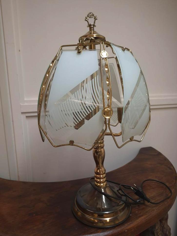 Hollywood Regency tafellamp '70-'80, Antiek en Kunst, Antiek | Verlichting, Ophalen of Verzenden