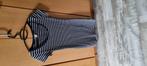 Blauw wit gestreept kleedje basic h&m maat XS, Kleding | Dames, Ophalen, Zo goed als nieuw, Maat 34 (XS) of kleiner, Blauw