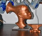 tête africaine en cuivre, Antiquités & Art, Enlèvement, Cuivre