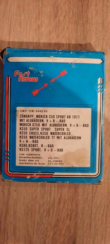 Kit de freins Fast Arrow Zundapp, Particulier