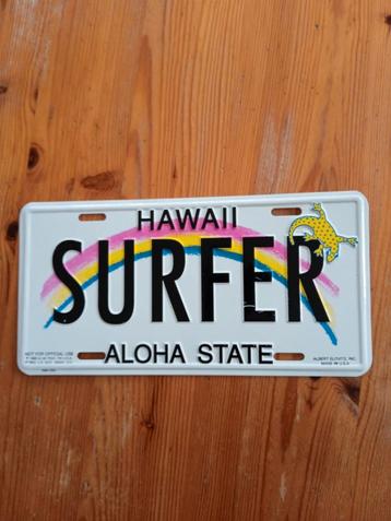 Zeldzame Surfer Metalen Plakkaat ( 1992 U.S.A.)   beschikbaar voor biedingen