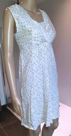 Pyjama nachtjurk zwangerschap of borstvoeding wit roze C&A, Nieuw, Ophalen of Verzenden, Maat 34 (XS) of kleiner, Wit