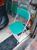 Groene vouw stoelen, Caravans en Kamperen, Kampeermeubelen, Ophalen, Gebruikt, Campingstoel