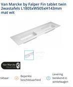 Van Marcke by Falper Fin 180cm, Huis en Inrichting, Badkamer | Badkamermeubels, Ophalen, 150 tot 200 cm, Nieuw, Minder dan 100 cm