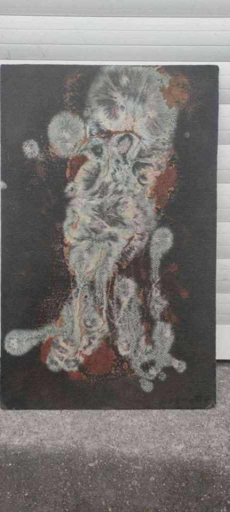 Huile sur panneau de Marcel delmotte, Antiek en Kunst, Kunst | Schilderijen | Klassiek, Ophalen of Verzenden