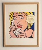 Roy Lichtenstein lithografie met certificaat, Antiek en Kunst, Ophalen of Verzenden