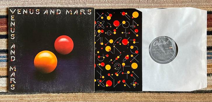 Lp Wings Venus and Mars 1975 NM, Cd's en Dvd's, Vinyl | Pop, Gebruikt, Ophalen