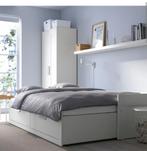 Ikea Brimnes Bed - lit Ikea Brimnes 80x200 160x200, Ophalen, Zo goed als nieuw