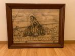 Gesigneerde Tekening (1940) – Maria met Kind, Antiek en Kunst, Ophalen