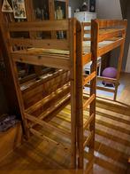Hoogslaper in grenen hout voor matras 200 x 90, Huis en Inrichting, Slaapkamer | Bedden, Ophalen, Gebruikt, 90 cm, Eenpersoons