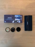 Kit filtres Hoya 67mm (UV, CPL, ND8), Comme neuf, Filtre polarisant