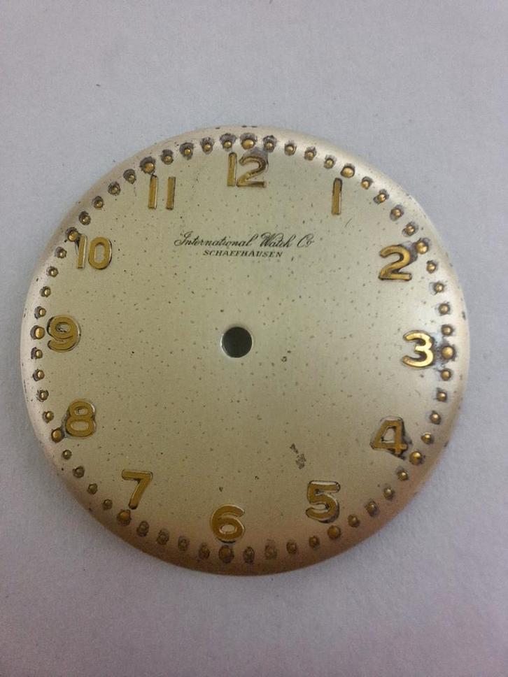 Een IWC horloge wijzerplaat, Handtassen en Accessoires, Sporthorloges, Zo goed als nieuw, Ophalen of Verzenden