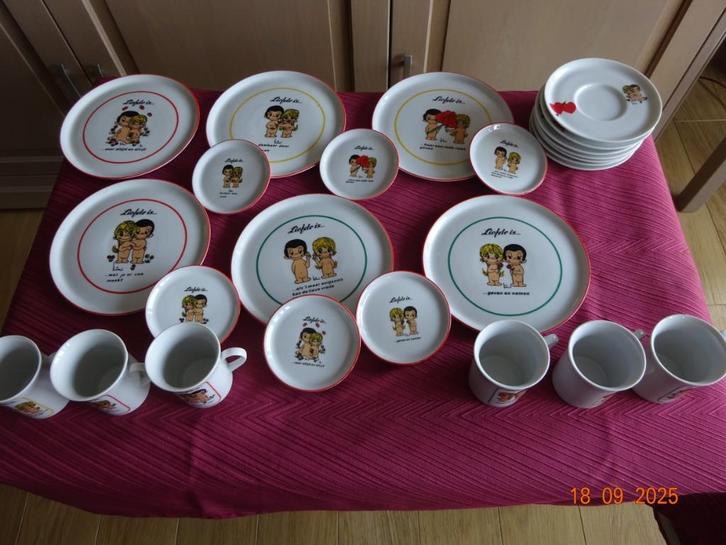 Romantisch Valentijn koffie servies(je), Huis en Inrichting, Woonaccessoires | Tekstborden en Spreuken, Nieuw, Ophalen