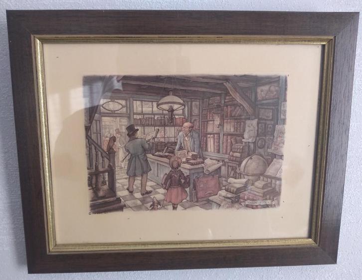 Reproductie van een werk van Anton Pieck, Antiek en Kunst, Kunst | Tekeningen en Fotografie, Ophalen of Verzenden