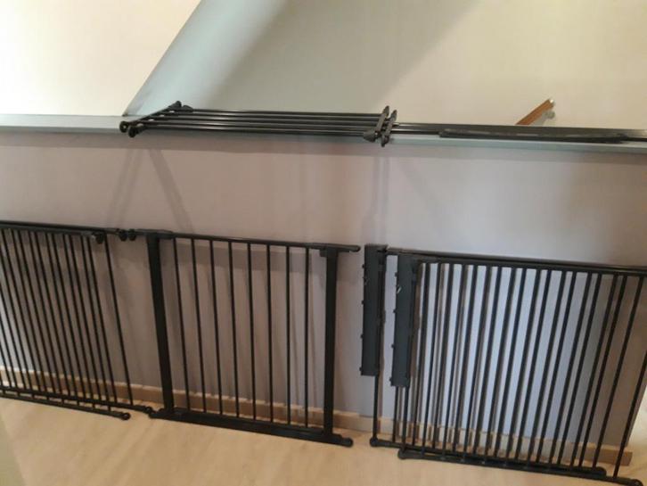 Beschermlaag voor pellet/houtkachels, Kinderen en Baby's, Traphekjes, Zo goed als nieuw, Klemhekje, Metaal of IJzer, Ophalen