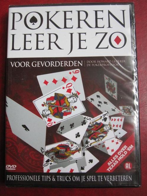 Pokeren leer je zo - Voor gevorderden (nieuw in de verpakkin, Cd's en Dvd's, Dvd's | Sport en Fitness, Nieuw in verpakking, Cursus of Instructie